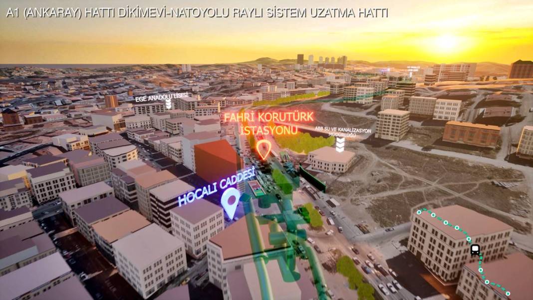 Ankara'da metro ağına dev yatırım: Başkentte ulaşım kökten değişecek! İşte yeni metro hatlarının güzergahı ve istasyonları 9